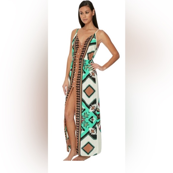 Body Glove Dresses & Skirts - Body Glove Multicolor Geometric Maxi Dress